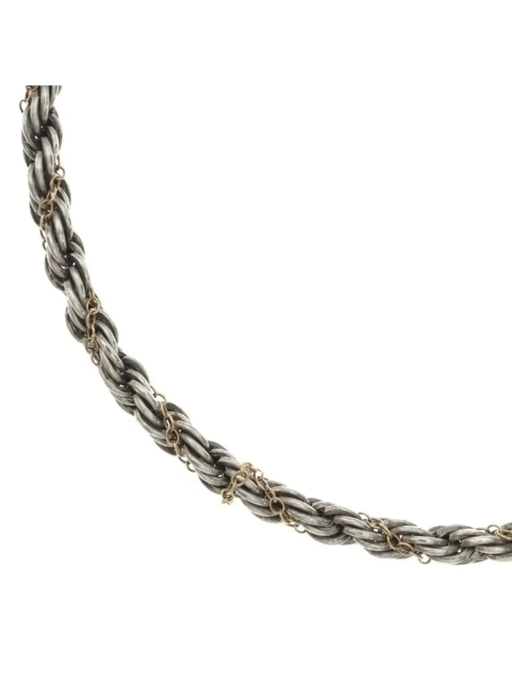 Tiffany & Co Twisted Chain Necklace Silver